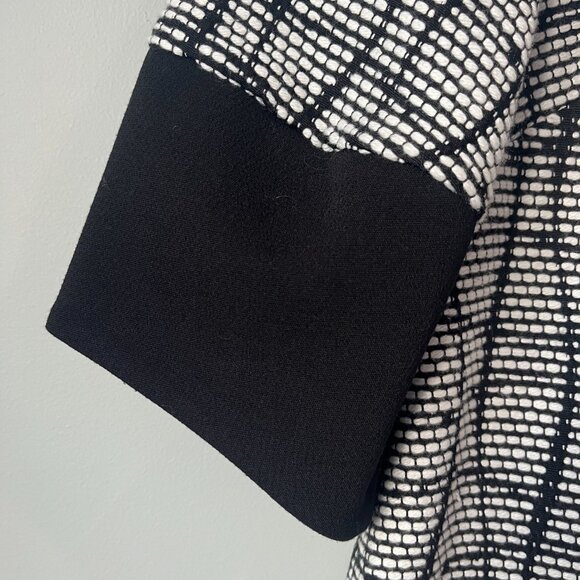 Banana Republic Tweed Shift Dress in black and white size 12 - Picture 5 of 8